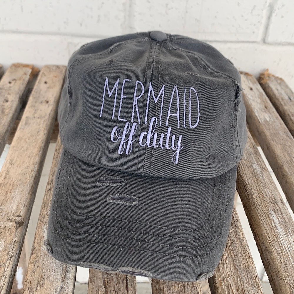 Mermaid Off Duty High Ponytail Hat